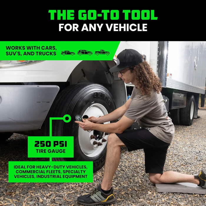 Rhino USA 250 PSI Heavy Duty Digital Tire Gauge