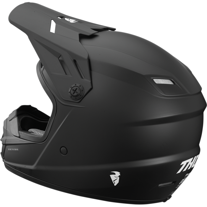 2024 Thor Racing Sector Blackout Helmet - Youth (6-13)