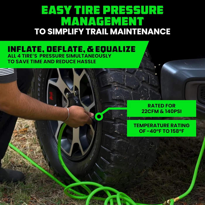 Rhino USA 4-Wheel Tire Inflation Deflation System
