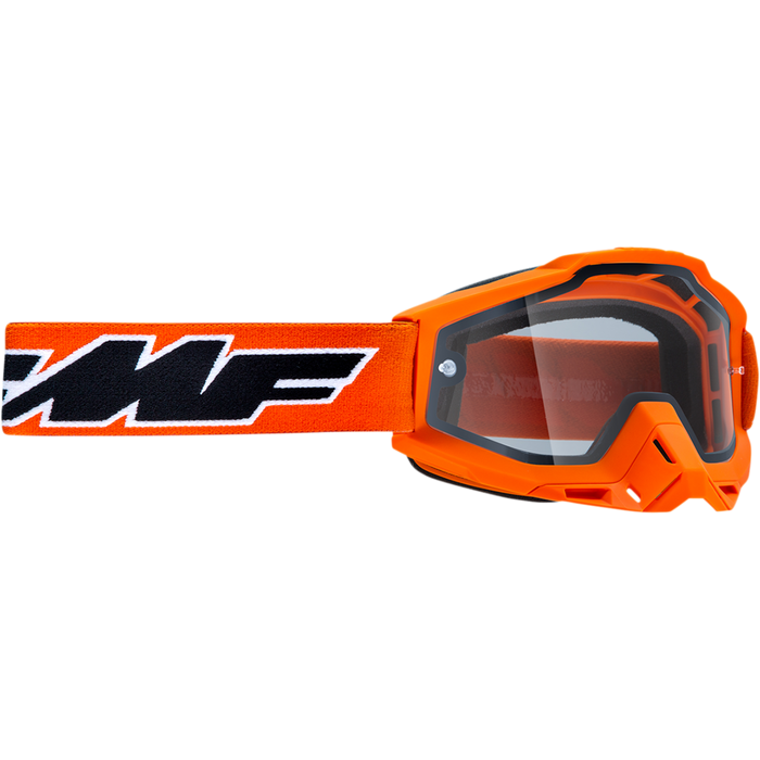 100% FMF Vision PowerBomb Enduro Goggles - Dual Pane Clear Lens