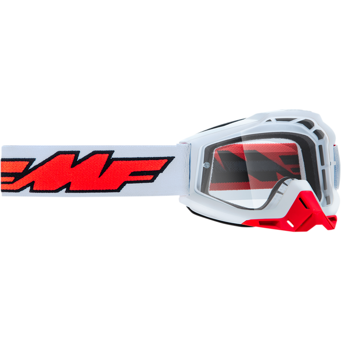 100% FMF Vision PowerBomb Goggles - Clear Lens