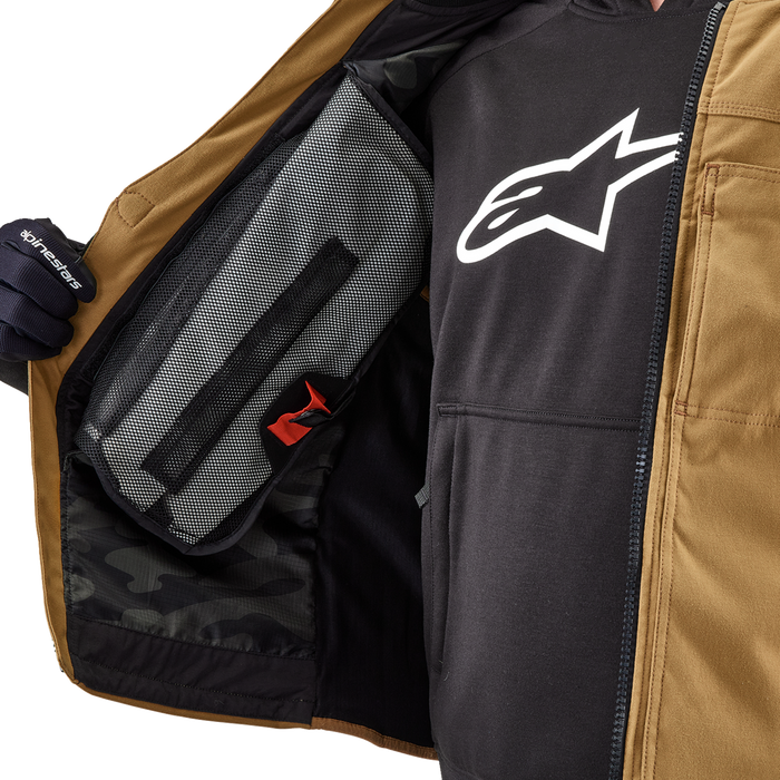 Alpinestars Tech-Air 3 V2 Canvas Airbag Vest in Tan - additional view 2