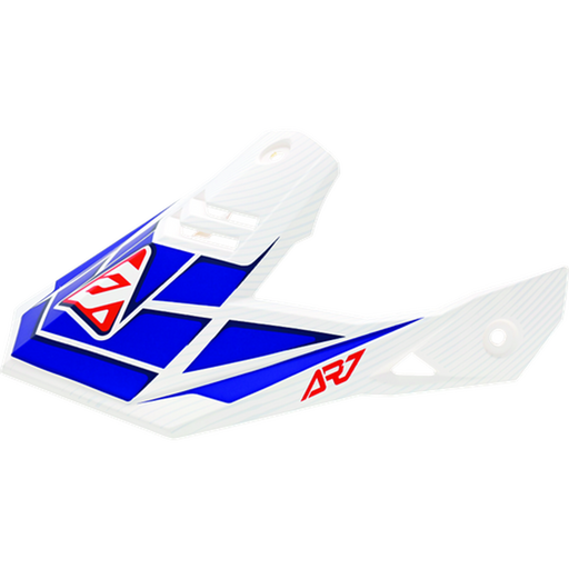 Answer AR7 Hyper Carbon Helmet Replacement Visor - White / Reflux Blue