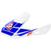 Answer AR7 Hyper Carbon Helmet Replacement Visor - White / Reflux Blue