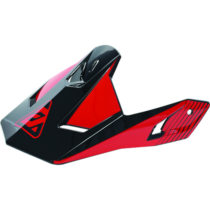 Answer AR1 Vendetta Helmet Replacement Visor - Red / Black