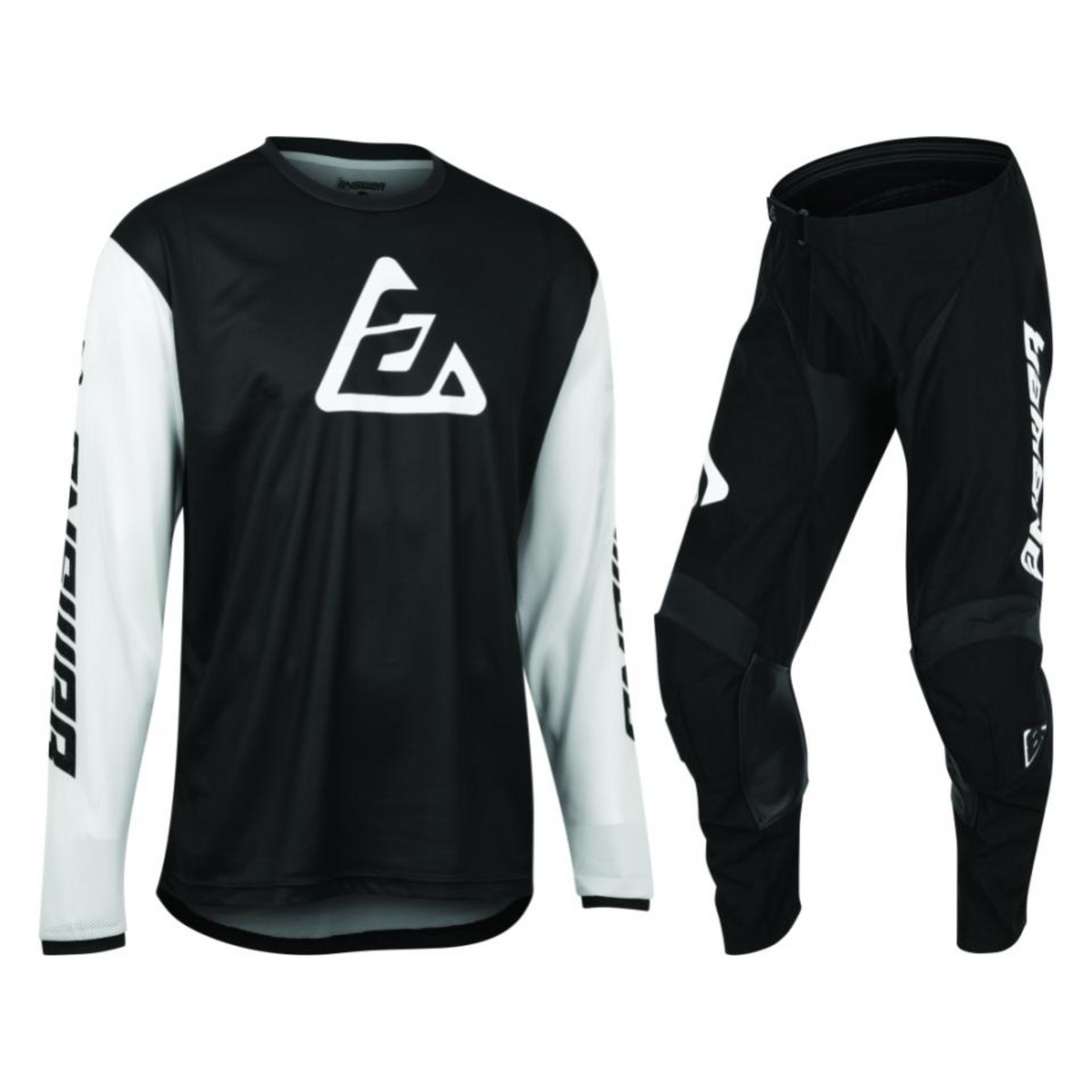 Answer Racing Arkon Bold Youth Black/White Gear Combo — BentLever.com