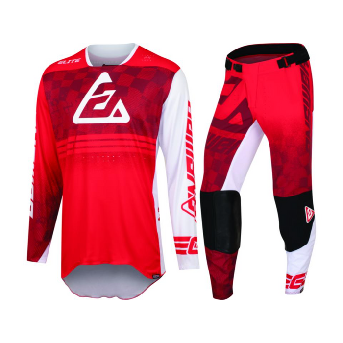 Answer Racing Elite Finale Adult Red/White Gear Combo
