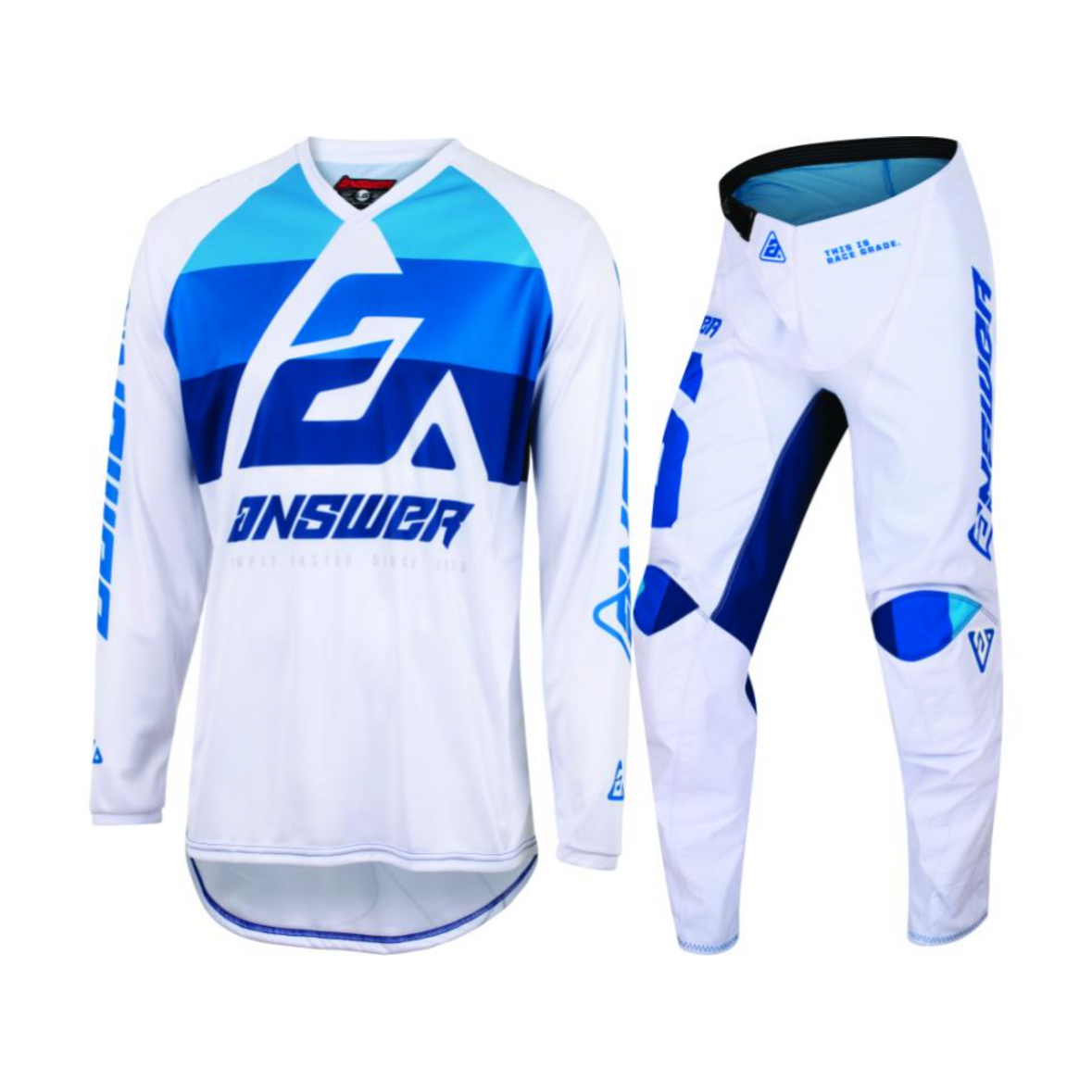 Answer Racing Syncron CC Adult Blue/White Gear Combo