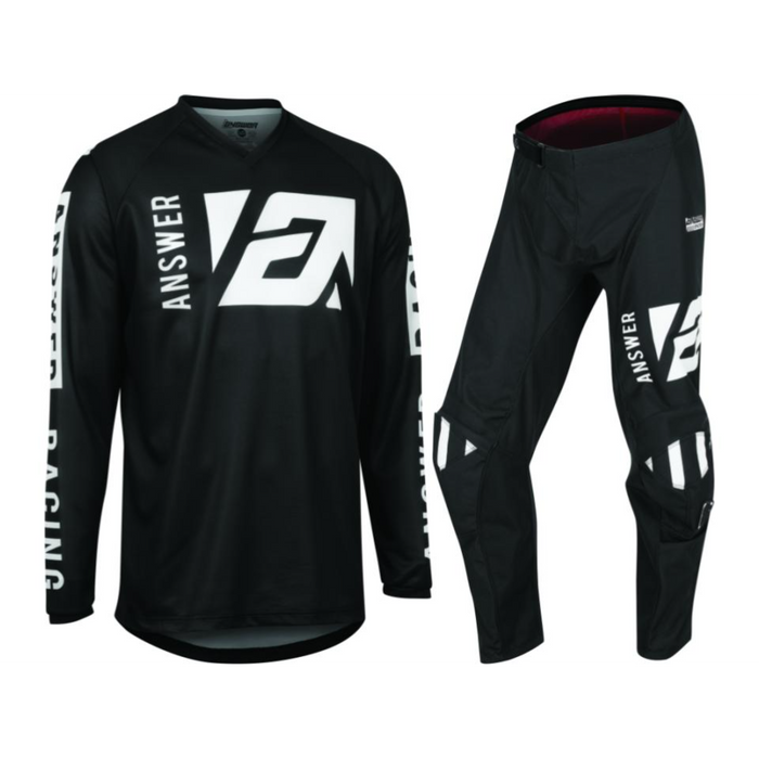 Answer Racing Syncron Merge Youth Black/White Gear Combo