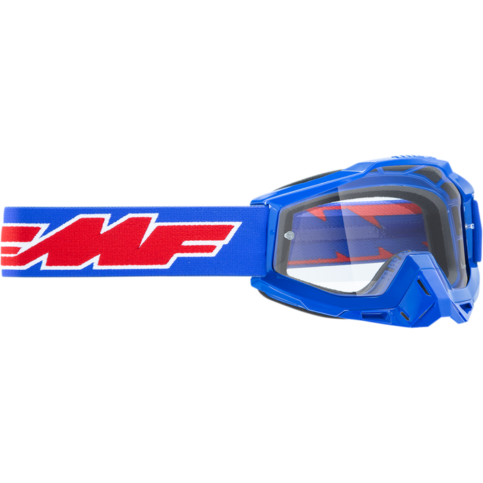 100% FMF Vision PowerBomb Goggles - Clear Lens
