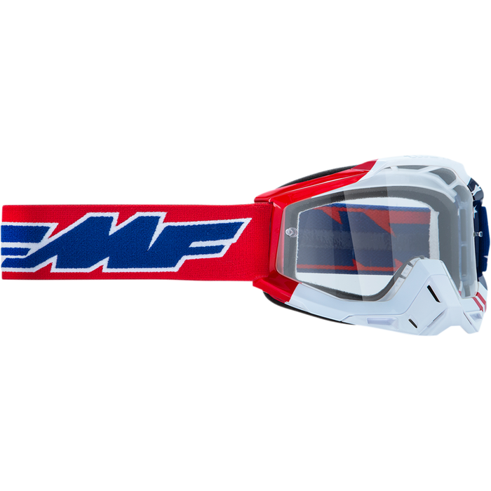 100% FMF Vision PowerBomb Goggles - Clear Lens