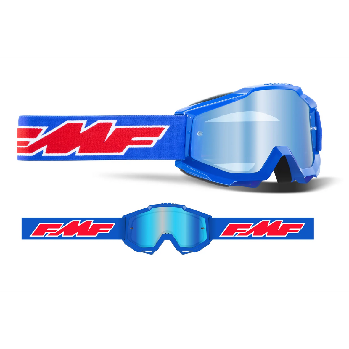 100 fmf goggles 2024 100% Strata 2 Goggles with Mirror Lens