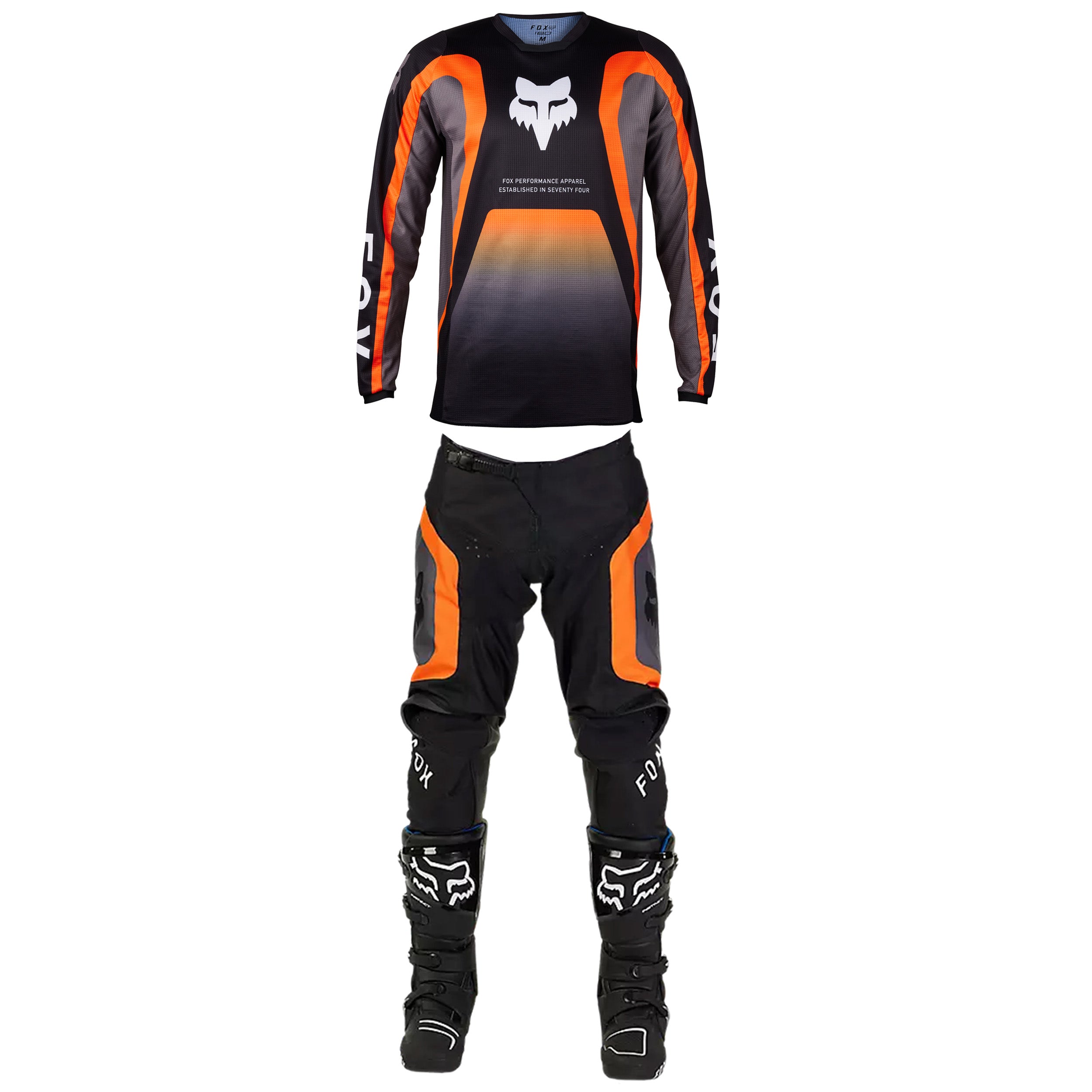 2024 Fox Racing Adult 180 Ballast Black/Grey Combo —