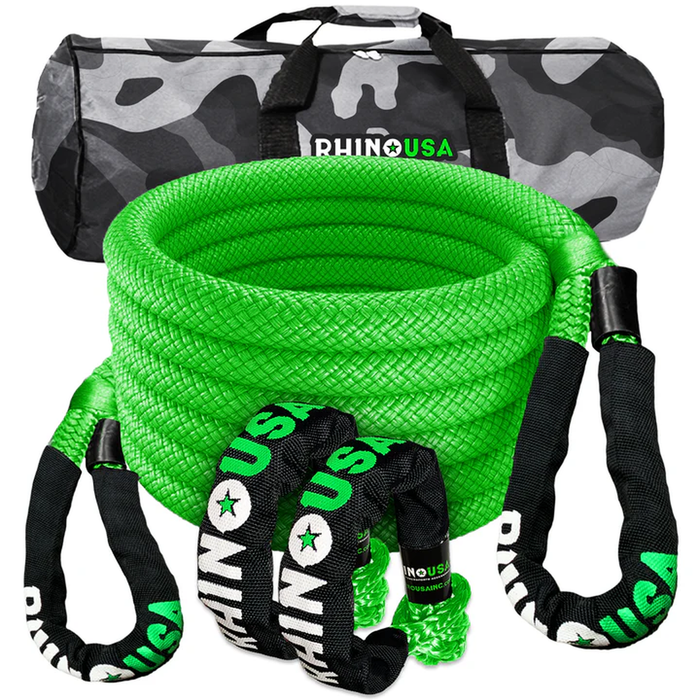 Rhino USA 7/8" x 30' Kinetic Recovery Rope Kit