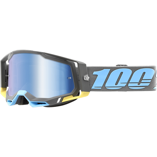 100% Racecraft 2 Trinidad Goggles - Blue Mirror Lens