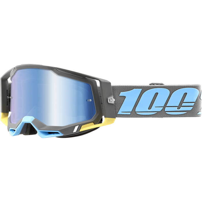100% Racecraft 2 Trinidad Goggles - Blue Mirror Lens