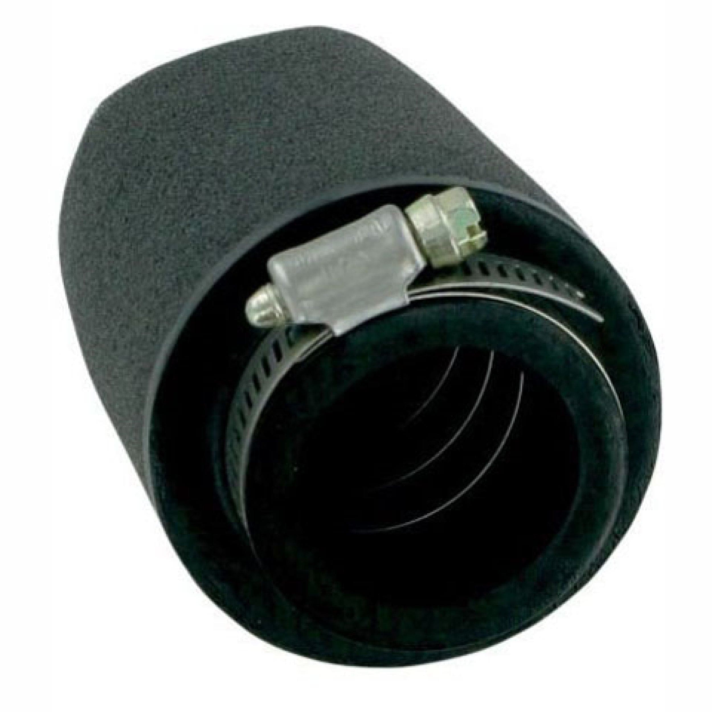 Pulitore Filtro Aria In Fibra Di Carbonio Universale - Diametro 48 Mm, Con Adattatore In Gomma E Fascetta, Per ATV, Moto, Dirt Bike, Migliora Aspirazione E Prestazioni