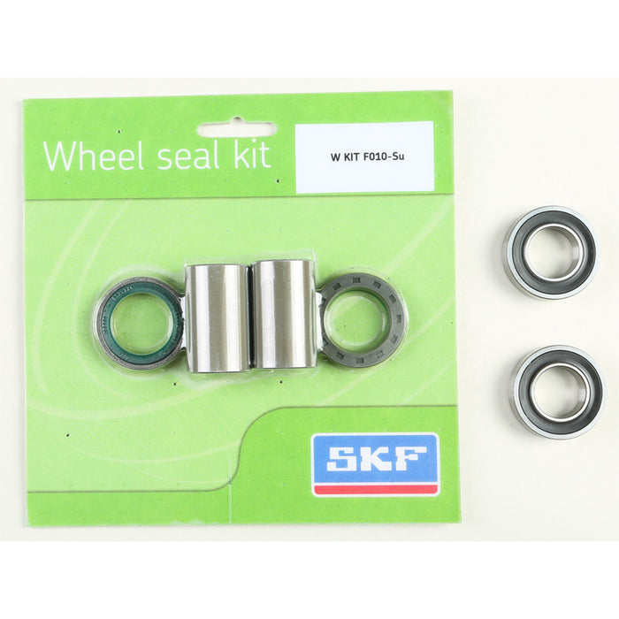 SKF Wheel Seal Kit w/ Wheel Bearings - Front - 2001-2008 Suzuki RM125/250 - WSB-KIT-F010-SU