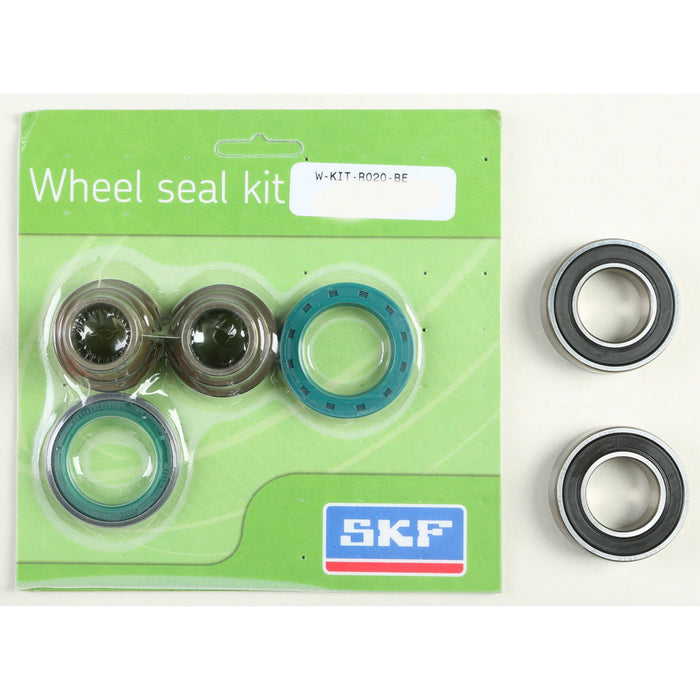 SKF Wheel Seal Kit w/ Wheel Bearings - Rear - 2013-2023 Beta RR 125-498, XTrainer 250 2018-2023/300 2015-2023 - WSB-KIT-R020-BE