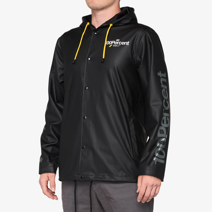 100% Mala Hooded Snap Jacket