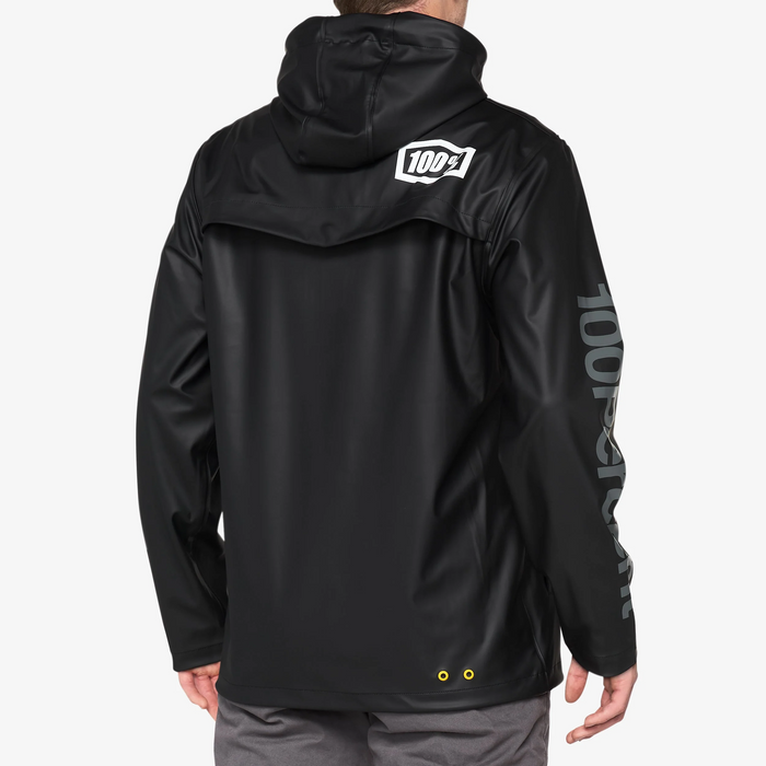 100% Mala Hooded Snap Jacket