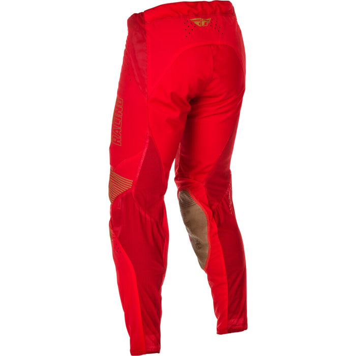 2021 Fly Racing Adult Lite Pant - Red/Khaki - Clearance