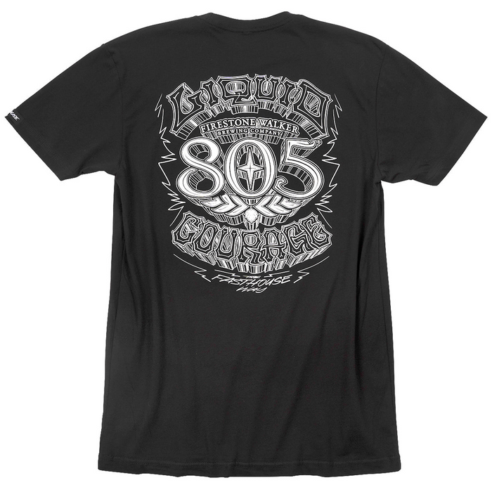 Fasthouse 805 Liquid Courage SS Tee in Black