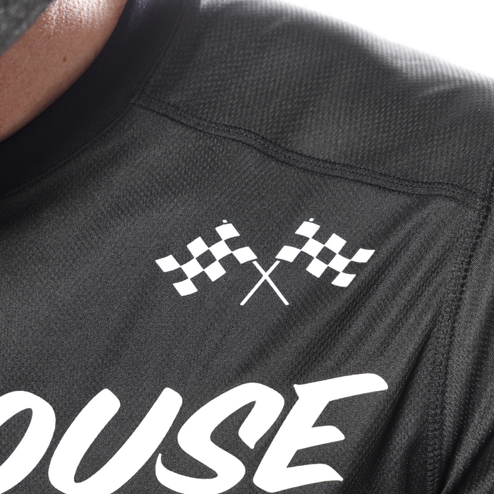 Fasthouse Carbon Method Jersey in Black/Gray