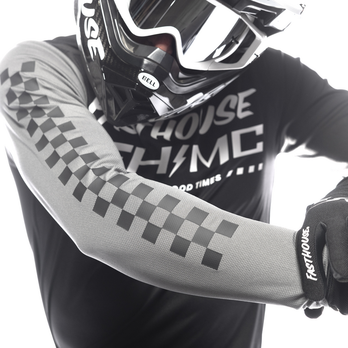Fasthouse Carbon Method Jersey in Black/Gray