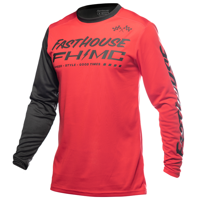 Fasthouse Carbon Method Jersey in Red/Black