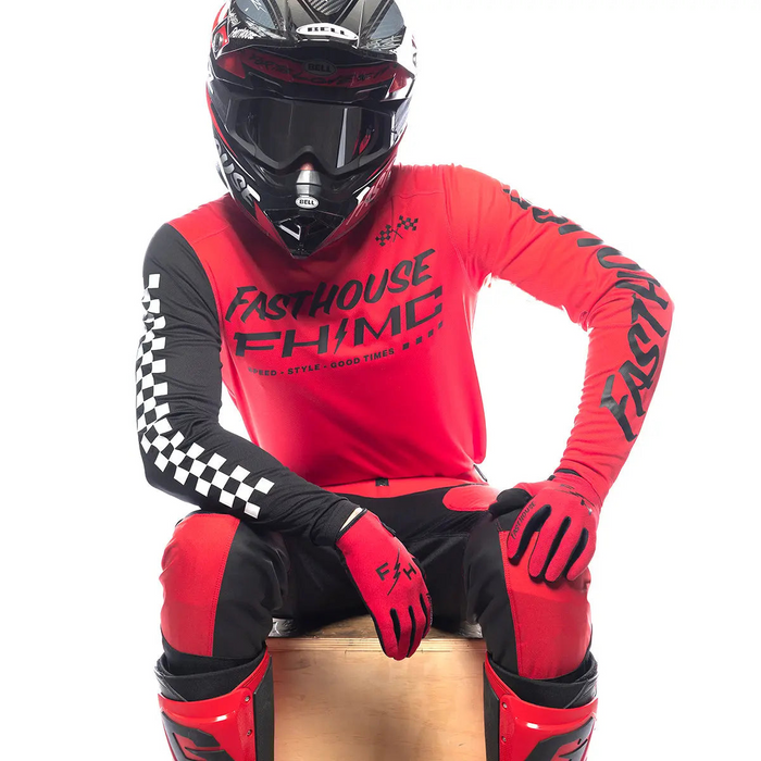 Fasthouse Carbon Method Jersey in Red/Black
