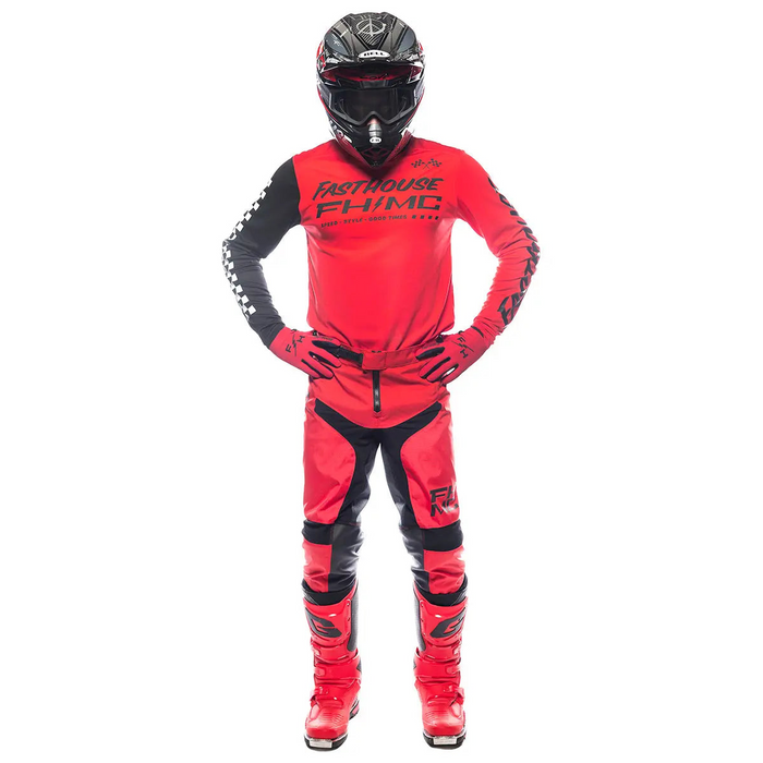 Fasthouse Carbon Method Jersey in Red/Black