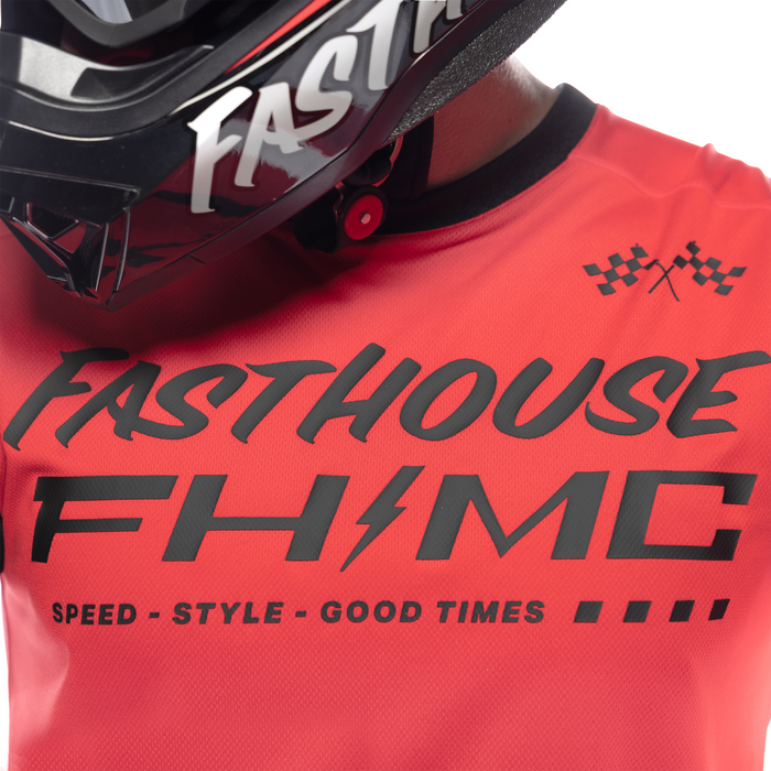 Fasthouse Carbon Method Jersey in Red/Black
