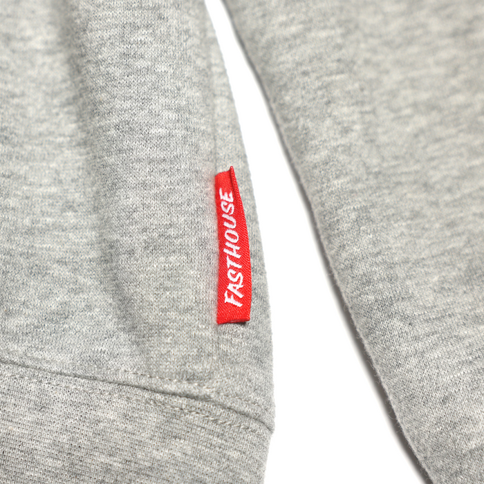 Fasthouse Chalet Hooded Pullover in Heather Gray