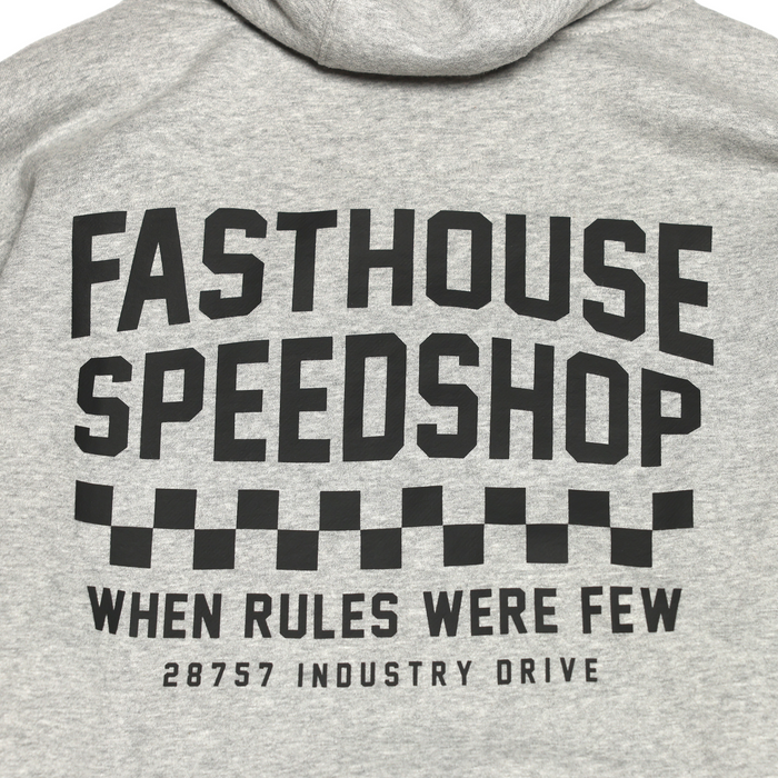 Fasthouse Chalet Hooded Pullover in Heather Gray