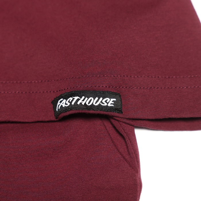 Fasthouse Chalet SS Tee in Maroon