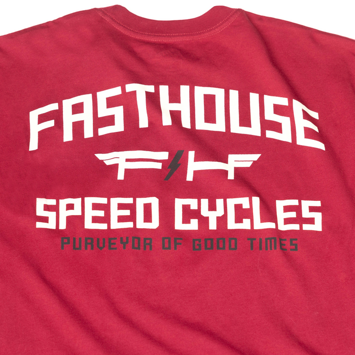 Fasthouse Elevate SS Tee in Cardinal
