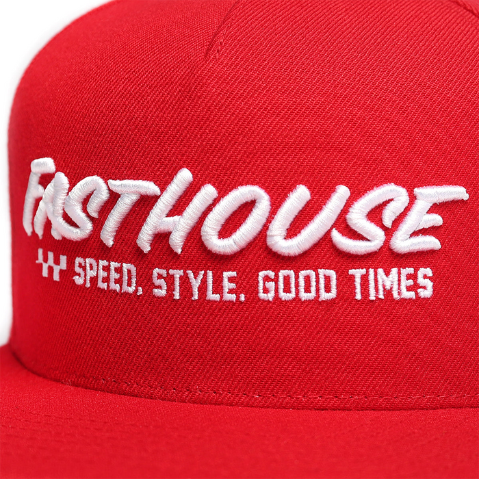 Fasthouse Essential Hat in Red