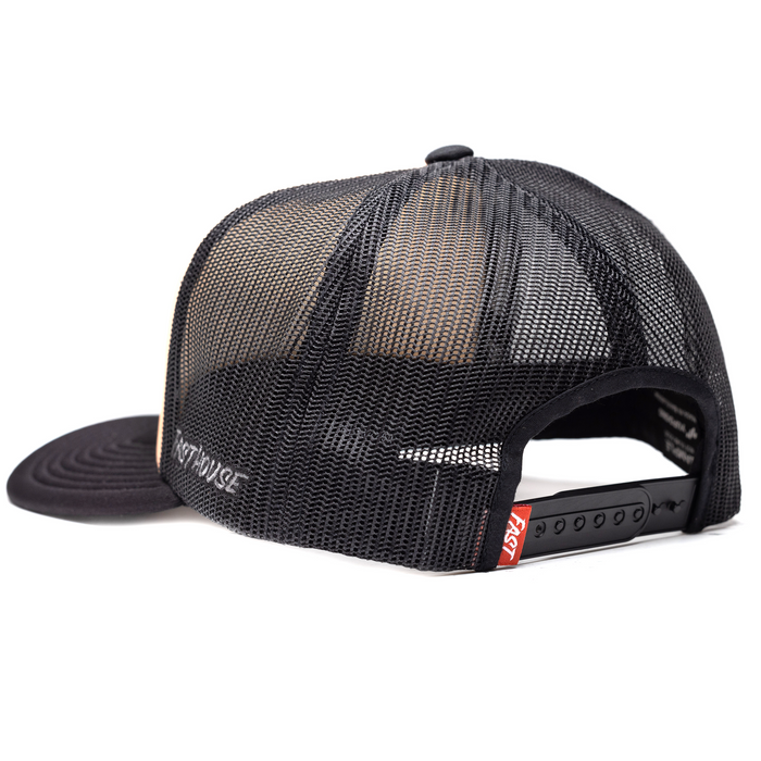 Fasthouse Flourish Hat in Peach/Black