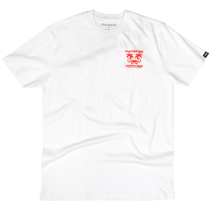 Fasthouse Getaway SS Tee in White
