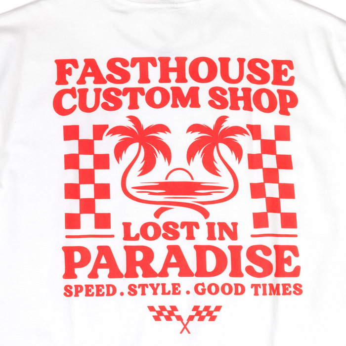 Fasthouse Getaway SS Tee in White