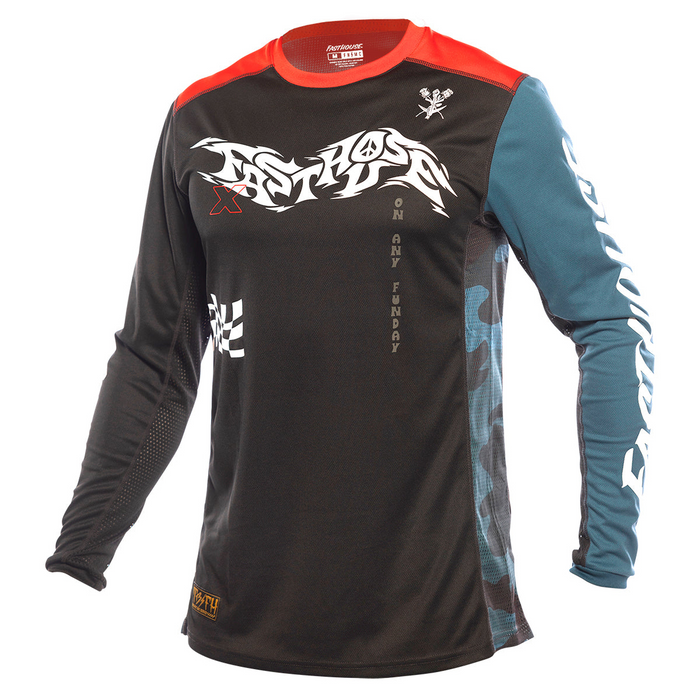Fasthouse Grindhouse Bereman Jersey in Black/Infrared
