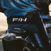 Fasthouse Grindhouse Club Pants in Light Gray/Black/Teal
