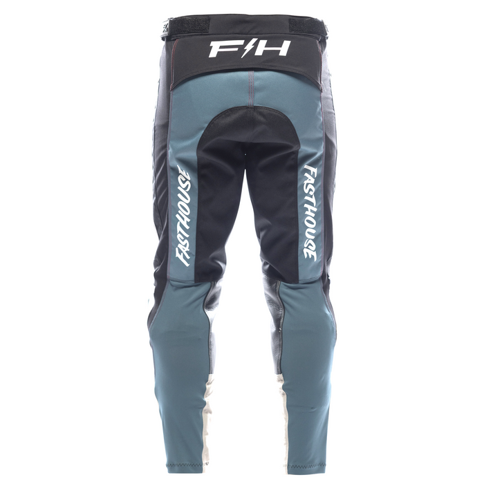 Fasthouse Grindhouse Club Pants in Light Gray/Black/Teal