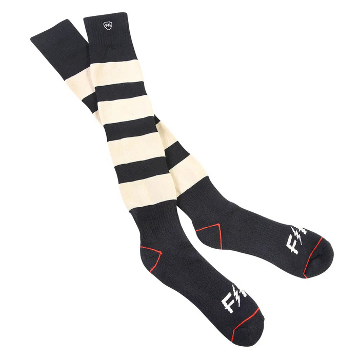 Fasthouse Grindhouse Division Moto Socks in Black/White
