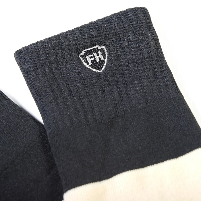 Fasthouse Grindhouse Division Moto Socks in Black/White