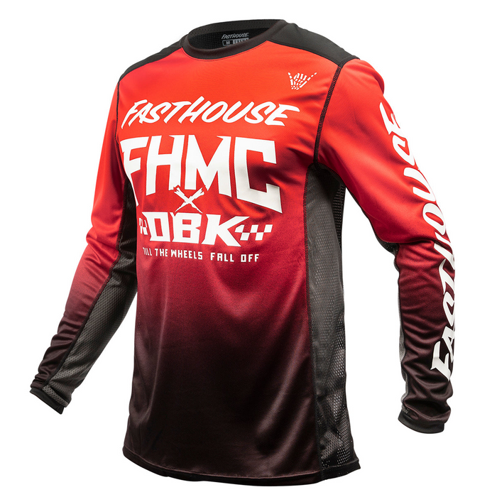 Fasthouse Grindhouse Twitch Jersey in Red/Black