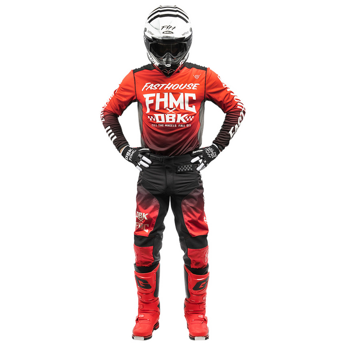 Fasthouse Grindhouse Twitch Jersey in Red/Black