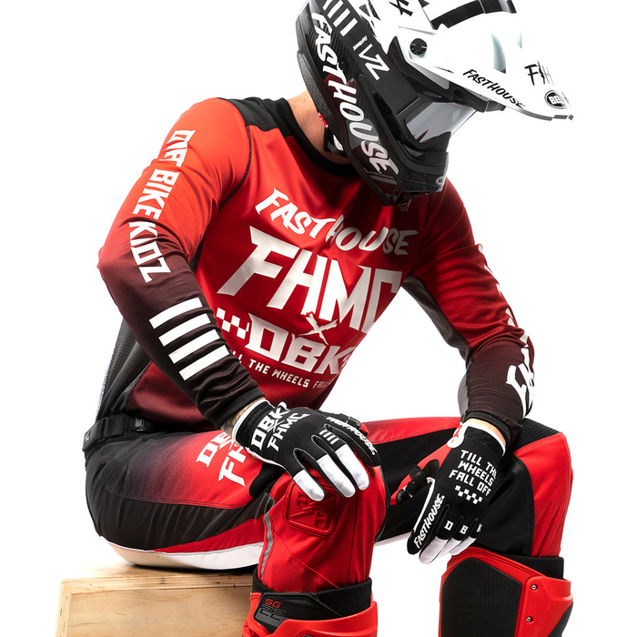 Fasthouse Grindhouse Twitch Jersey in Red/Black