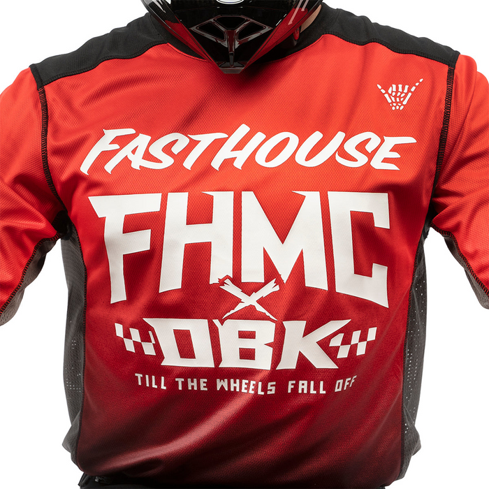 Fasthouse Grindhouse Twitch Jersey in Red/Black